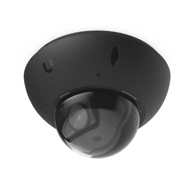 Cámara Dome IP / 4K 8 Megapixel / Zoom Óptico 2.36x / IR 40 m (131.2 ft) / PoE+ / Antivandálica IK10 / IP66 | UVC-G6-PRO-DOME-B