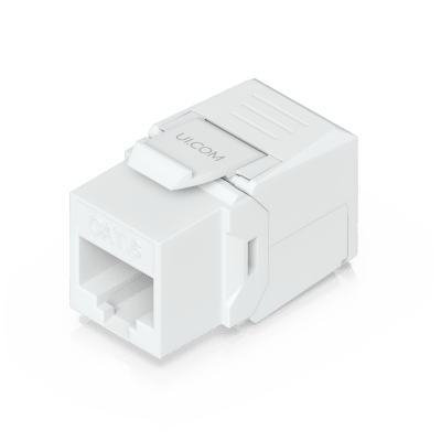 Keystone Jack / Cat6 / Terminación IDC / Snap-In / 12 Piezas | UACC-KEYSTONE-JACK-C6