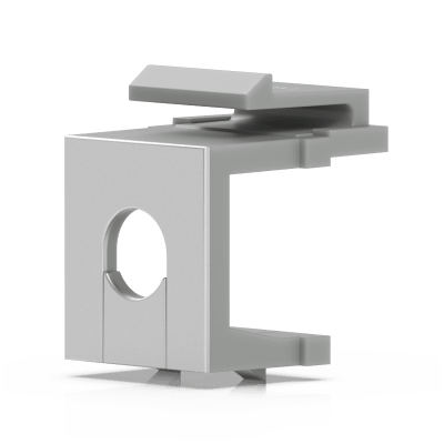 Inserto Keystone Ciego Pasante / Snap-In / 12 Piezas / Gestión de Cableado / 6.3 x 14.6 x 18 mm | UACC-KEYSTONE-BLANK-INSERT-TH