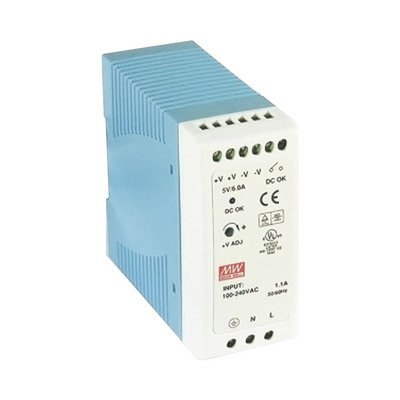 Fuente de poder Industrial Riel Din 12Vcc, 40W | MDR-40-12