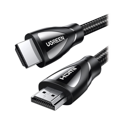 Cable HDMI 2.1 de Nylon Trenzado / 5 Metros (16.40 Pies) / 8K@60Hz/4K@120Hz / eARC (Canal de Retorno de Audio) / HDR10+ / VVR / HEC (Canal Ethernet HDMI) / ALLM / 3D / Dolby Atmos / Dolby Vision / 48 Gbps / Mayor Duración | 80405