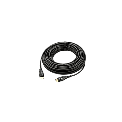 Cable Optico HDMI Híbrido | 4K@60Hz 18 Gbps | 30 m | Fibra OM3 + Cobre | LSHF | Bañado Oro 24K | HDCP 2.2 | HDR | ARC | CEC | CLS-AOCH/60F-98