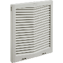 Rejilla de Escape para Ventilador con Filtro HG / Protección IP54 / Compatible con Ventiladores HF13 de 13 in (325 mm) / De Plástico / Color Gris Claro | HG1300404