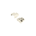 Conexión de tubería a canaleta T70, Salidas de 1/2", 3/4", 1" y 1 1/4", material ABS, Color Blanco Mate | T70EEIW