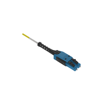 Jumper de Fibra Óptica Monomodo 9/125 OS2, LC-LC Uniboot Duplex, OFNP (Plenum), Color Amarillo, 2 Metros | F92RPU1U1ONM002