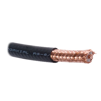 Cable Coaxial RG8, 50 OHMS, 4.1DB, 100% Cobre, Hecho en México, Retazo de 10 Metros | RG8USYS*10MTS