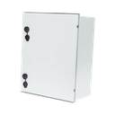 Gabinete de Poliéster IP65 Uso en Intemperie (400 x 500 x 200 mm) con Placa Trasera Interior de Plástico (Incluye Chapa y Llave). | PST-4050-20P