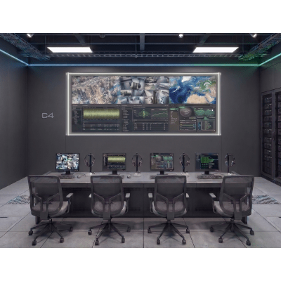 Kit Videowall 3x2 / 6 Pantallas 55" Full HD / Decodificador 16CH 4K / Montaje de Pared / Hikvision | DS-VW3X20B55/WM