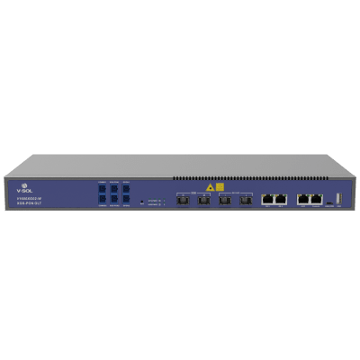 OLT Dual de 2 Puertos XGSPON/GPON con WDM Integrado/ 4 Puertos Uplink (2 Puerto Gigabit RJ45 + 2 Puertos SFP/SFP+) / Hasta 512 ONUs | V1600XG02-W
