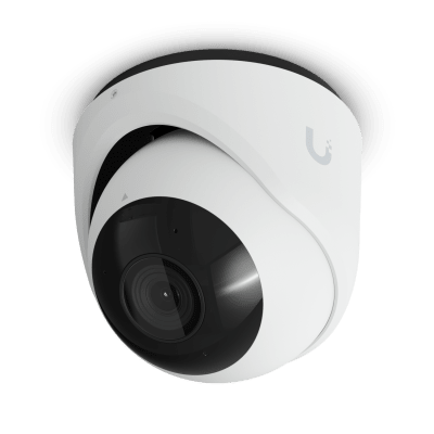 Cámara de Seguridad Turret Color Blanco / Alimentación PoE/ Resistente a Manipulaciones IK04/ Sensor de Imagen 1/1.8" 8MP/ Ajuste Manual 3 Ejes | UVC-G6-TURRET-W