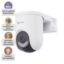 Cámara IP PT Con Batería / Wi-Fi 6 + 4G LTE / 2K+  (4megapixel)  / IP65  / Detección IA Persona-Vehiculo / Visión Nocturna Color / Compatible con Panel Solar CSPSP8 | CSHB8C/4G/W