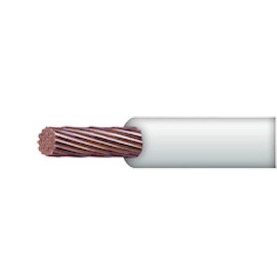 Cable THW-LS / Calibre 10 AWG / 19 Hilos / Color Blanco / Venta por Metro | SLY-304-WHT