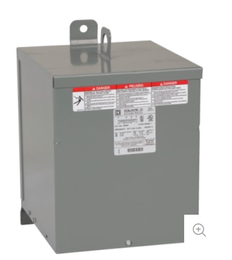 SSMELE TRANSFORMADOR TIPO SECO MONOFASICO 1F 10KVA 480-120/240 Mod: 10S40F