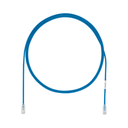 Cable de Parcheo UTP Cat6A, CM/LSZH, Diámetro Reducido (28AWG), Color Azul, 2 Metros (6.56 Pies) | UTP28X2MBU