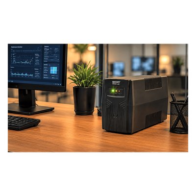UPS de 1,000VA/600W / Topología Línea Interactiva / Entrada y Salida 120 Vca / Clavija NEMA 5-15P / 6 Tomas NEMA 5-15R | EPU1000L