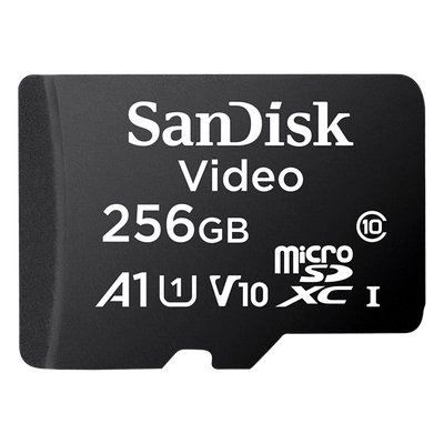 Memoria microSD SanDisk 256GB / Alta Resistencia / Videovigilancia / Clase 10 | SDSDQAS5-256G-BP