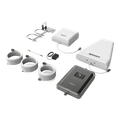 Kit Amplificador de Señal Celular 2G, 3G, 4G y 5G / Mejora llamadas convencionales y VoLTE / Amplifica señal de TELCEL, AT&T, MOVISTAR, BAIT,DiRi y más / Cubre hasta 300 m² con una antena y hasta 600 m² con 2 antenas. | EP-5G-PBS