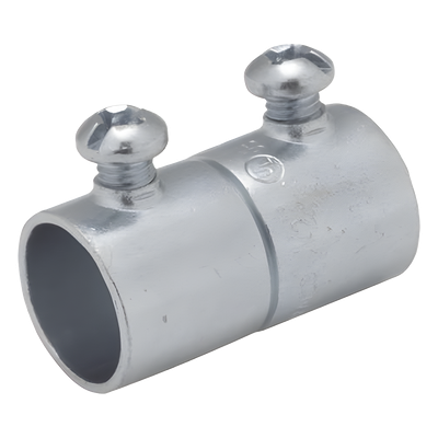 Cople de 1/2" (13 mm) para Pared Delgada con Tornillo. | HUB-2022