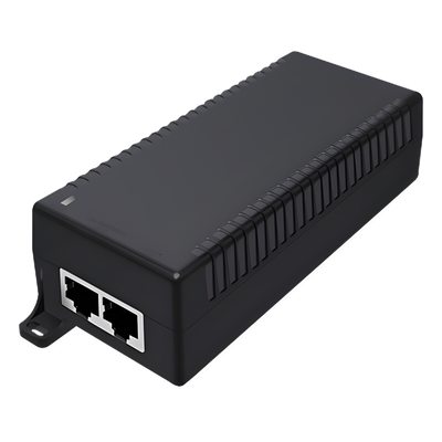 Inyector Hi-PoE 60W / 2.5 Gigabit Ethernet / 2 Puertos 2.5GBASE-T / Alimentación de Alto Rendimiento / Plug & Play / Sobremesa o Pared | WI-POE65-2.5G-60W