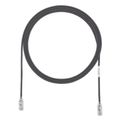 Cable de Parcheo TX6, UTP Cat6, Diámetro Reducido (28AWG), Color Negro, 2 ft. | UTP28SP2BL