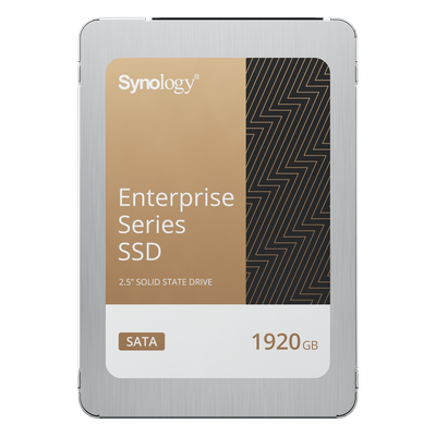 SSD SATA de 2,5" Serie Enterprise | 1920 GB | Alto Rendimiento Estable 50.000 IOPS | Resistencia Empresarial 10.000 TBW | Protección de Datos Integral | Análisis de Vida Útil | Compatibilidad con Synology DSM. | SAT5221-1920G