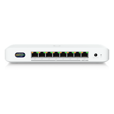 UniFi Device Bridge Switch (UDB-Switch) – Switch PoE+ Compacto con Puertos Multi-Gig (1 x 10 GbE y 7 x 2.5 GbE) y Enlace Inalámbrico WiFi 7 Integrado | UDB-SWITCH
