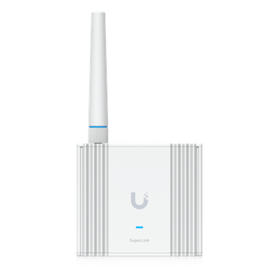 Gateway SuperLink Inalámbrico de Largo Alcance y Baja Latencia para Sensores UniFi Protect con Alcance de hasta 2 km, Alimentación PoE/USB-C y Montaje en Pared o Riel DIN | USL-GATEWAY