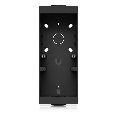 Caja de Conexión Color Negro para Lectores Profesionales UniFi Access y Doorbell, Montaje en Superficie Plana, Compatible con Conduit de 3/4” | UACC-READER-PRO-JB-B