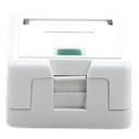 Caja de pared con 1 puerto Keystone, no incluye jack | LP-WP-05