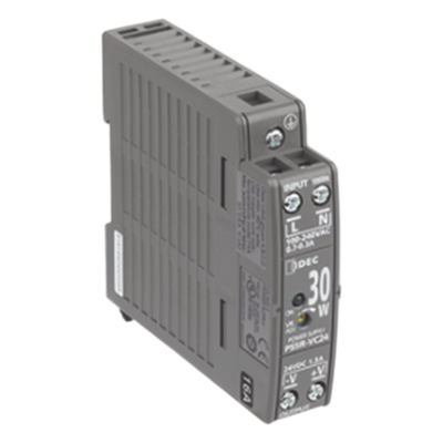 Fuente de alimentación conmutada de 24 VDC a 30 W, entrada universal 100-240 VCA, para montaje en riel DIN | PS24-S30W