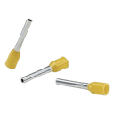 Ferrule Aislado Para Cables 4 AWG, PIN de 16 mm de Longitud, Mango Color Amarillo, Paquete de 50pz | FSD85-16-L