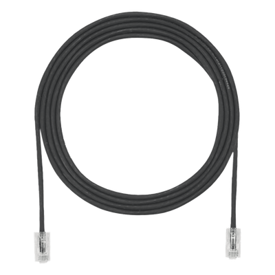Cable de Parcheo UTP Cat6A, CM/LSZH, Diámetro Reducido (28AWG), Color Negro, 0.91 Metros (3 Pies) | UTP28X3BL