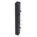 Kit Organizador Vertical de Cable Sencillo para Rack Abierto de 24 Unidades para EIQR3224 y EIRL5524DR. | LPCV-24S-DR