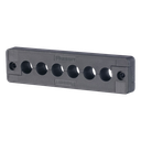 Pasacables  de 6 Orificios en Línea 4.41" X 0.67" IP65,  para Cables Terminados, Color Negro | CEST2-A6