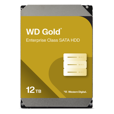 Disco Duro Empresarial WD Gold / SATA 6 Gb/s / 12 TB / 7200 RPM / Tecnología HelioSeal / ArmorCache / 5 Años Garantía / 2.5M Horas MTBF | WD122KRYZ