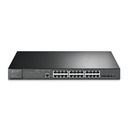 Switch L2+ Omada PoE+ / 24 Puertos PoE+ 10/100/1000 Mbps / 4 Puertos SFP+ 10G / 2 Puertos Consola (RJ45 y microUSB) / Administración Centralizada Omada o Stand-Alone / Multicast IGMP / Presupuesto PoE 384W / Montaje en Rack / (SG3428XMP) | TL-SG3428XMP