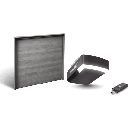 Kit Puerta de Garage 14x8 Pies / Lisa Línea Central / Color Blanco / Insulada 43 mm / Motor FS1000M 1/2 HP / Interfaz WiFi ACCESSWIFI / Incluye 3 Controles | KIT-DOOR-148CF