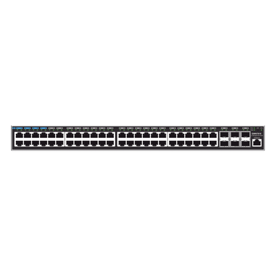 Switch Capa 3 Administrable / 48 puertos 10/100/1000 Mbps + 6 Puertos SFP+ de 10 Gigabits / Compatible con GWN Cloud. | GWN7816