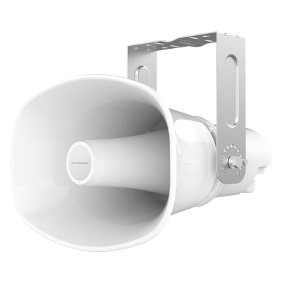 Altavoz Bocina SIP/Multicast Bidireccional / 50W Alta Potencia / IP66 Exterior / 3 Micrófonos con IA / PoE++ / 126 dBA Máximo | GSC3518HS