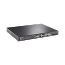 Switch L2+ Omada PoE+ / 24 Puertos PoE+ 10/100/1000 Mbps / 4 Puertos SFP 1G / 2 Puertos Consola (RJ45 y microUSB) / Administración Centralizada Omada o Stand-Alone / Multicast IGMP / Calidad de Servicio / Presupuesto PoE 384W / Montaje en Rack | TL-SG3428MP