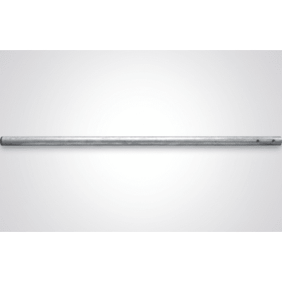 Poste de Esquina de Acero Galvanizado / Diámetro 1" / Longitud 100cm / Forma Redonda / Espacio para 5 Aisladores Esquina / Incluye Tapa / Peso 0.8 KG | SF-POST-5-R1-ESQ
