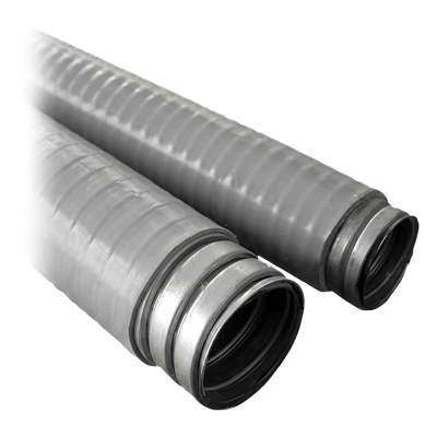 Tubo Flexible tipo Liquidtight de 1/2" (13 mm) / Acero + PVC /  Rollo de 20 Metros. | ANC-COT12-20