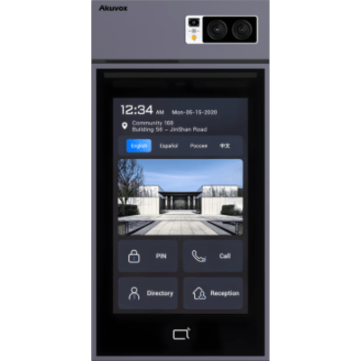 Videoportero Con Lector QR Físico / Incluye Bracket de Instalación / Pantalla 10" LCD / Cámara 5 MP / Acceso Por Rostro, Tarjeta, QR, Bluetooth, NFC, PIN / Llamada a App / Administración En La Nube | S539KIT