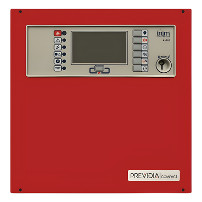 Central de Detección de Incendio Previdia Compact | Direccionable 1 Lazo hasta 64 Puntos | Pantalla Táctil | Inim Cloud Fire Integrado | EN 54-2/4/21 | UL | PREVIDIA-C050SR