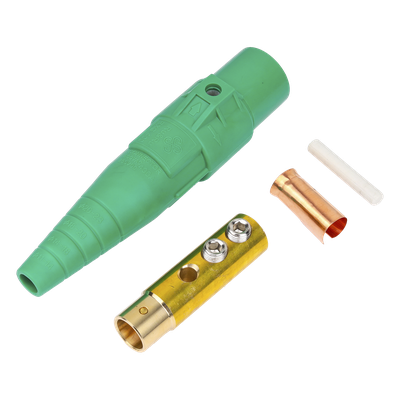 Conector camlock 400 AMPERES HEMBRA COLOR VERDE | EPCAMLOCK400AFGREEN