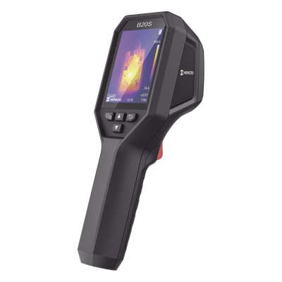 Cámara Termográfica Portátil / IR 256 x 192 / Visual 2 Megapixel / Rango -20°C a 550°C / Pantalla LCD 3.2" / SuperIR / Wi-Fi / Memoria 16GB | HM-TP52-3AQF/W-B20S