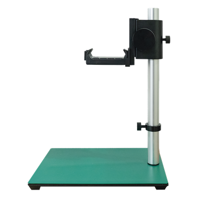 Soporte de Escritorio / Ajuste 20 a 180 mm (0.79 a 7.09 in) / Carga 0.4 kg (0.88 lb) / Pinza 58 a 100 mm (2.28 a 3.94 in) / Aleación de Aluminio / Compatible Series Pocket y Mini | HM-AHBR02