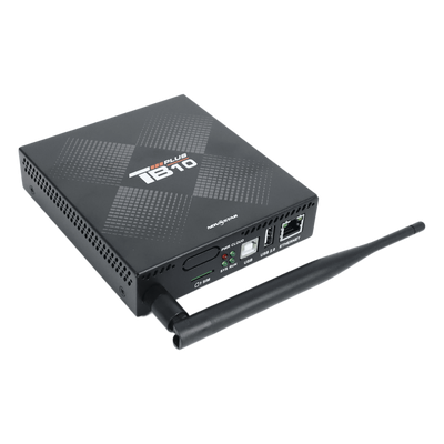 Reproductor Multimedia / 650,000 Píxeles por Puerto / 4K H.265/H.264 / Wi-Fi 2.4GHz / Ethernet Gigabit / 32 GB Almacenamiento / Android 10.0 | TB10PLUS