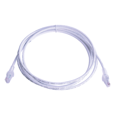 Patch Cord / Cat6 UTP / 250 MHz / 15.24 m (50 pies) / CM/LS0H / 26 AWG / Blanco | MC6-50-02