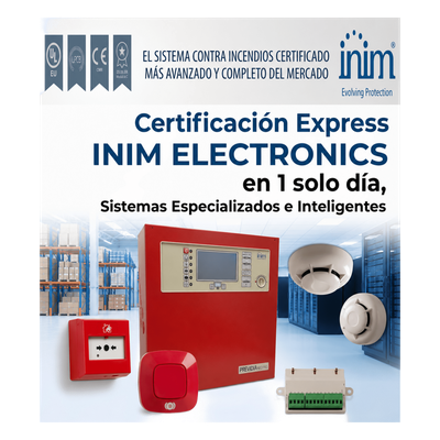 Certificación Presencial INIM Electronics/Serie Previdia Compact en solo 1 Día | MASTERINIM